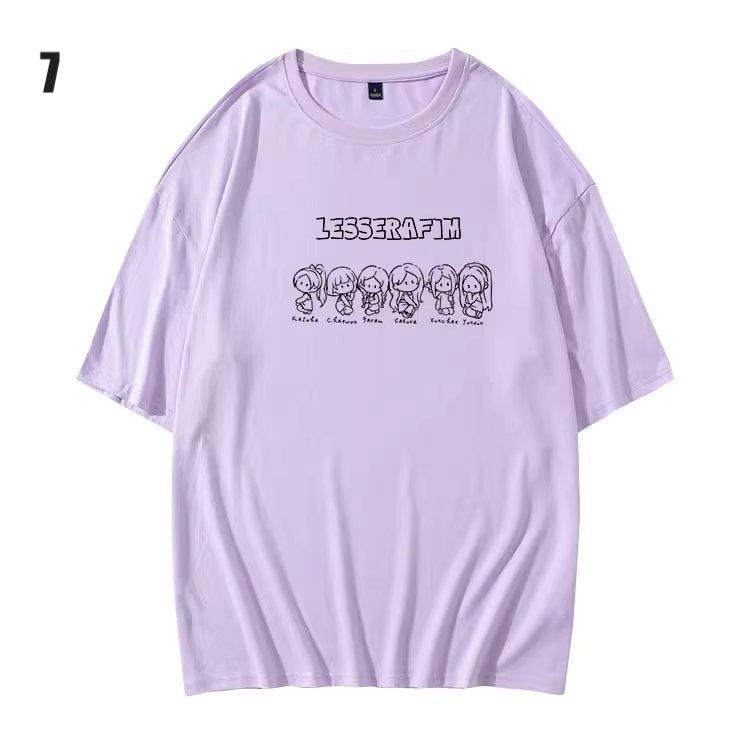 Le Sserafim Cartoon T-Shirt