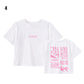 Blackpink Born Pink Tour Cropped T-Shirt