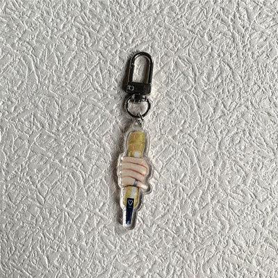 BTS Member Microphone Keychain