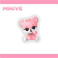 IVE MINIVE Character Pop Socket Phone Stand