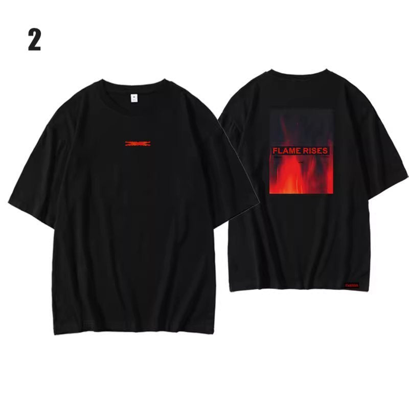 Le Sserafim Flame Rises Concert T-Shirt