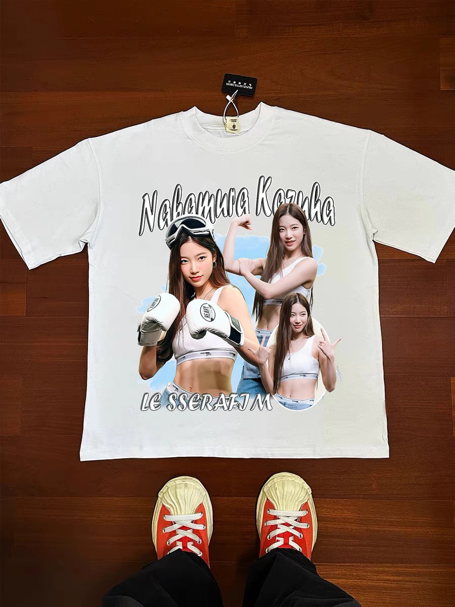 Le Sserafim Kazuha Graphic Tee