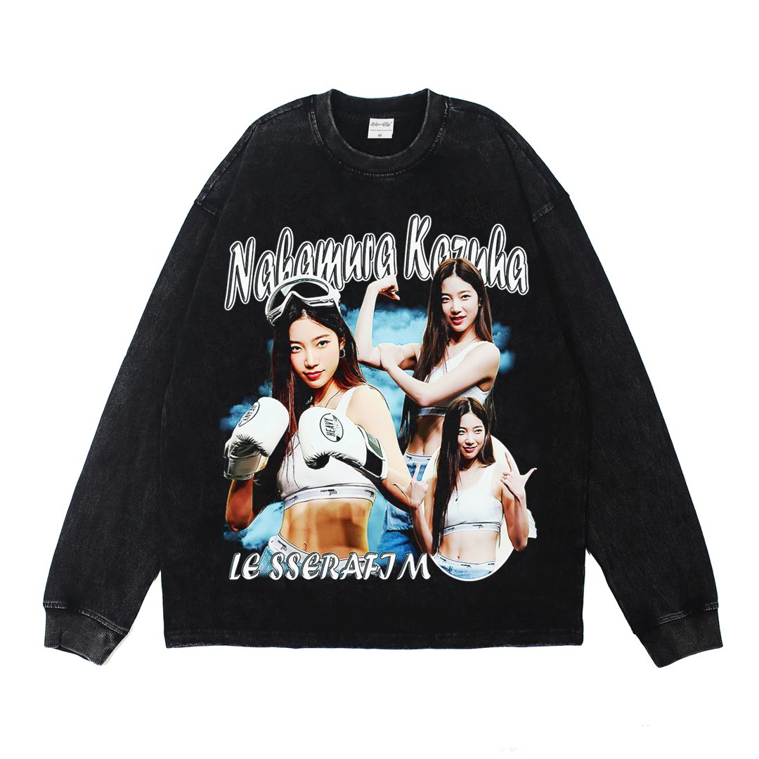 Le Sserafim Kazuha Graphic Tee