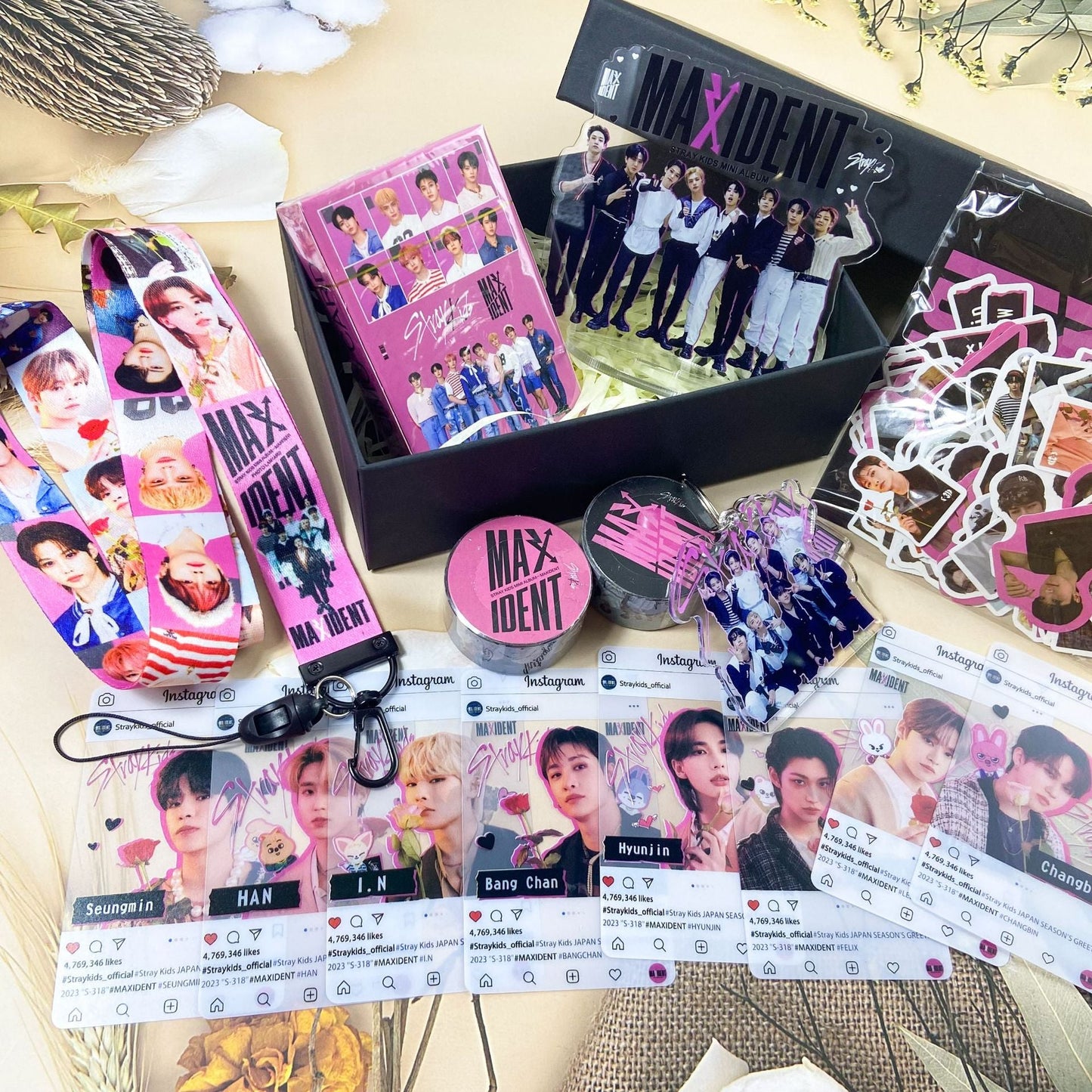 Stray Kids Maxident Mini Album Box
