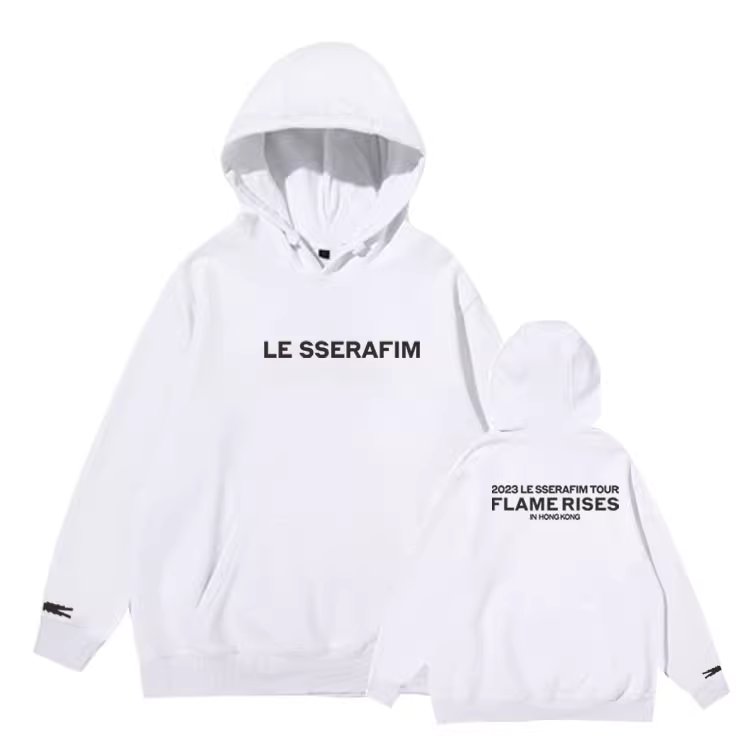 Le Sserafim 2023 Flame Rises Tour Hoodie