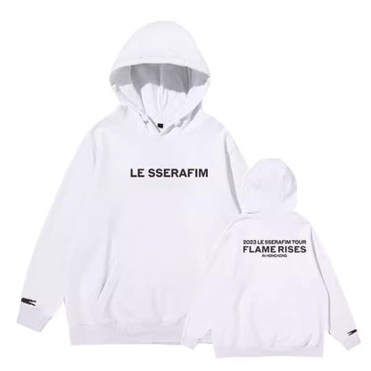 Le Sserafim 2023 Flame Rises Tour Hoodie