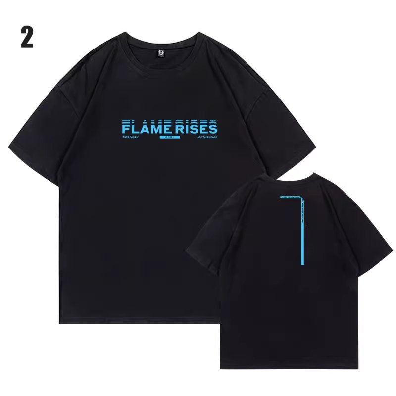 Le Sserafim Flame Rises Concert Cropped T-Shirt