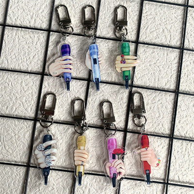 BTS Member Microphone Keychain
