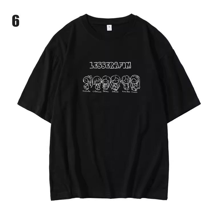 Le Sserafim Cartoon T-Shirt