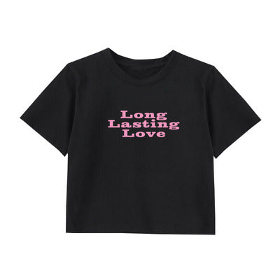 Girl's Generation 15th Anniversary Long Lasting Love Cropped T-Shirt