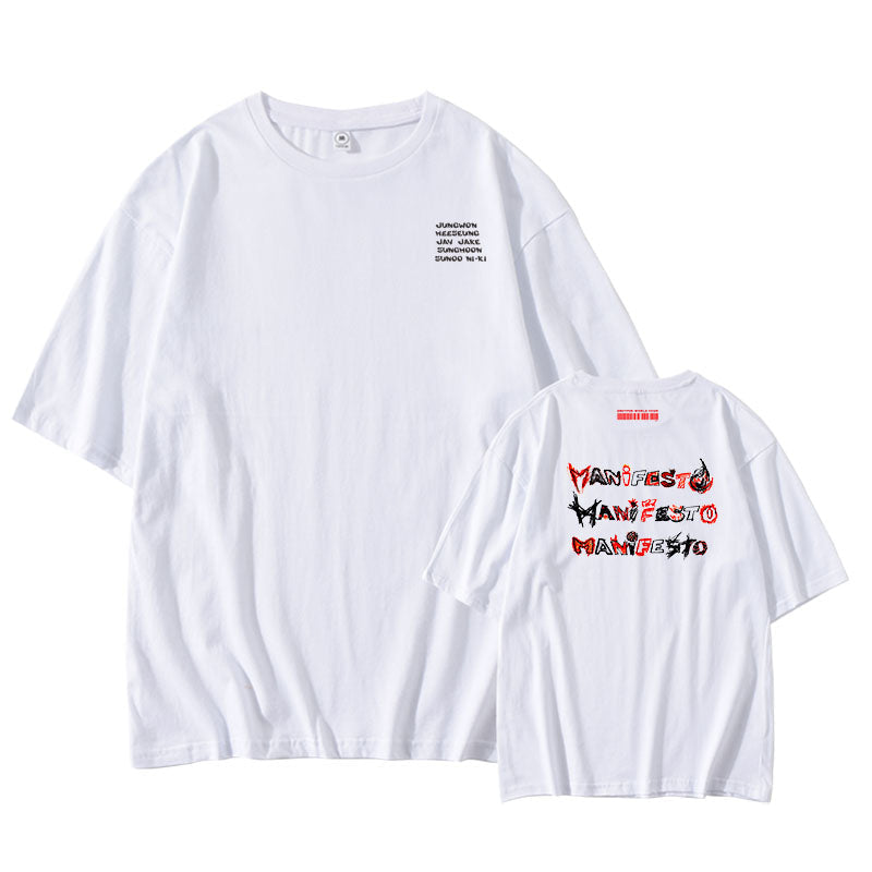 Enhypen Manifesto World Tour T-Shirt