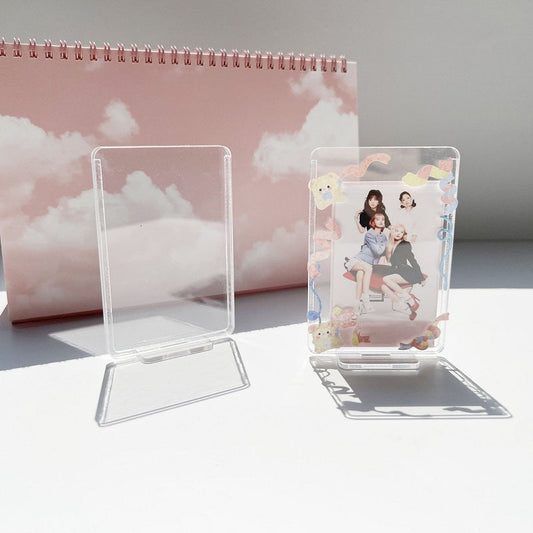 Transparent Photo Card Stand