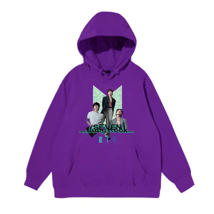 BTS Jungkook Seven Zip Up Hoodie