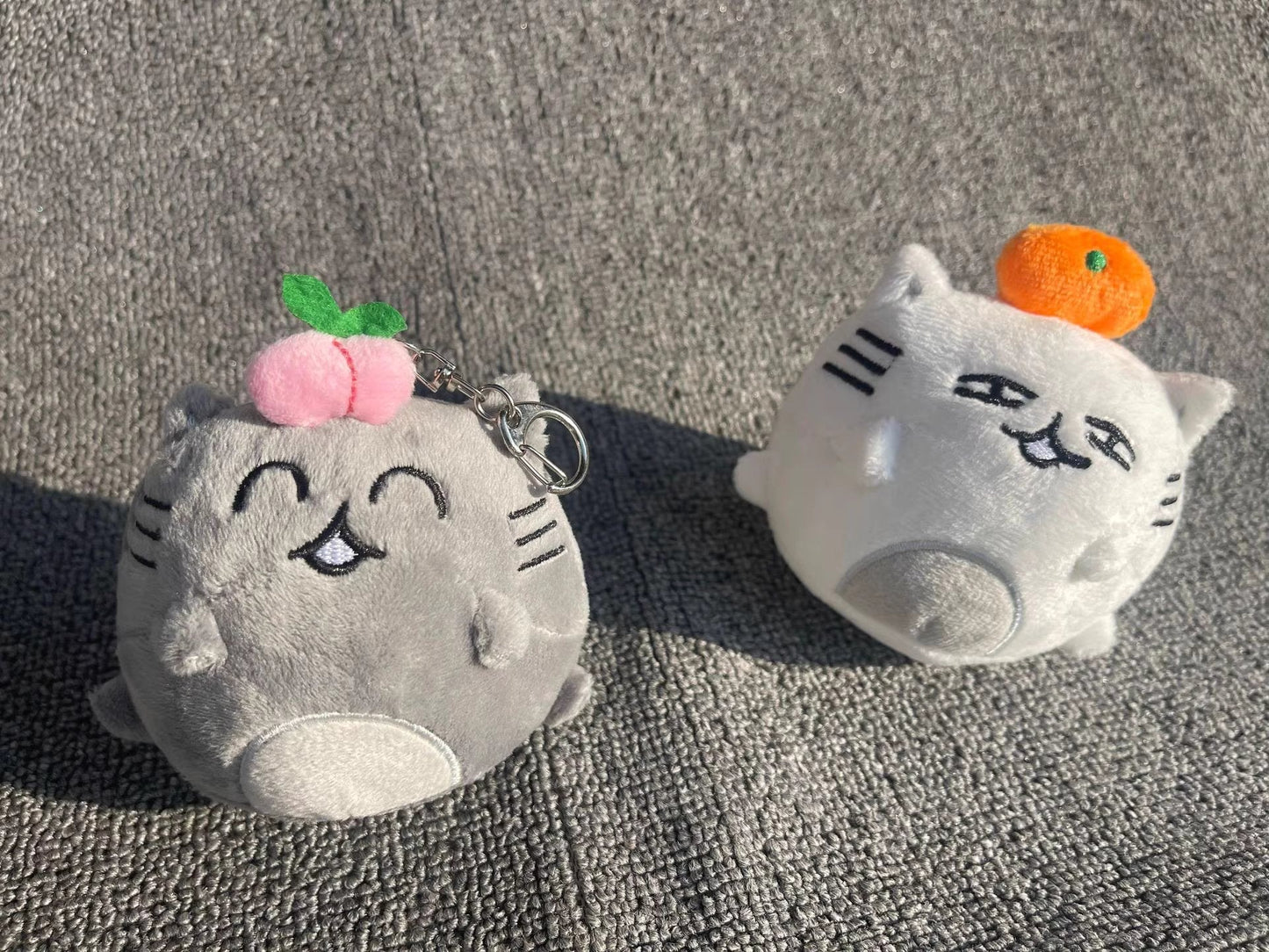Seventeen Jun Happy Cat Plushie Keychain