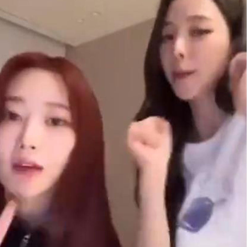 Aespa Livestream Love Me More Flower Cropped T-Shirt