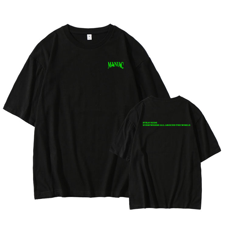 Stray Kids Maniac Everywhere All Around the World Concert T-Shirt