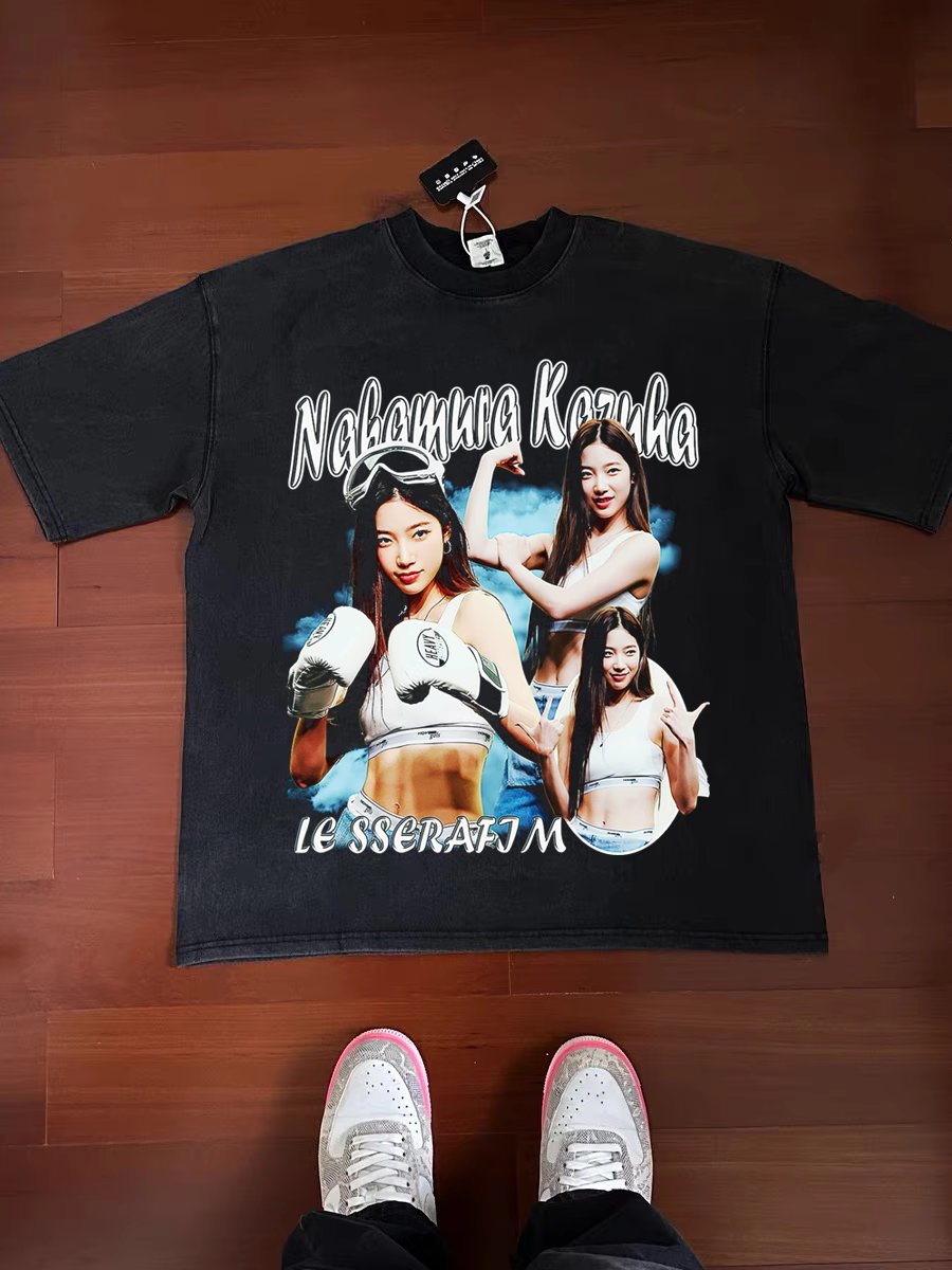 Le Sserafim Kazuha Graphic Tee