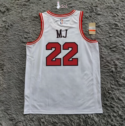 New Jeans Basketball Jersey // White and Red