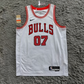 New Jeans Basketball Jersey // White and Red
