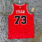 New Jeans Basketball Jersey // Red and Black