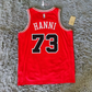 New Jeans Basketball Jersey // Red and Black