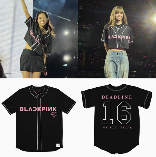 Blackpink 2025 Deadline Baseball Jersey