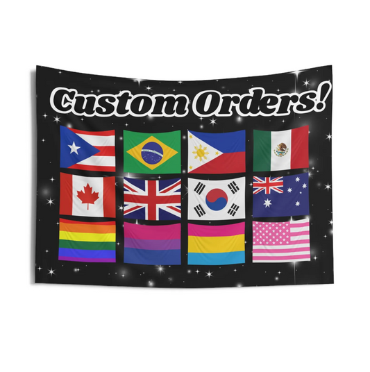 CUSTOM Idol Flag Tapestry