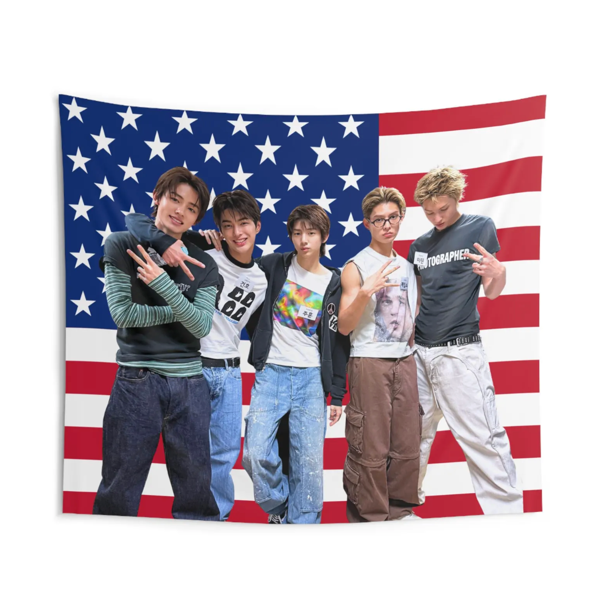Cortis American Flag Tapestry