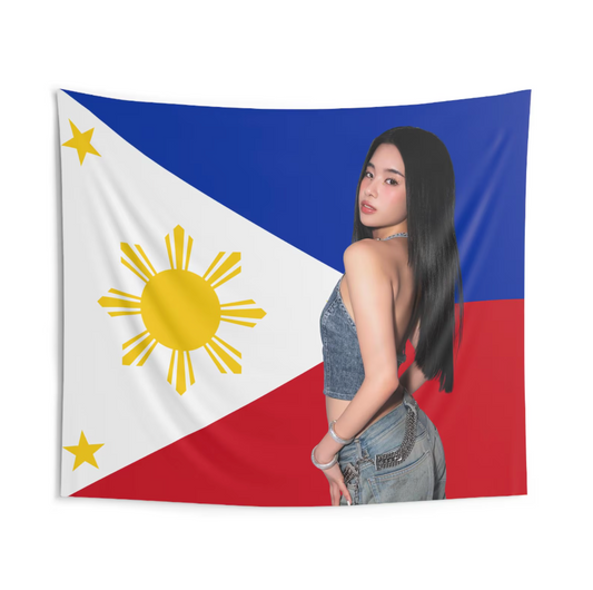 KATSEYE Sophia Philippines Flag Tapestry