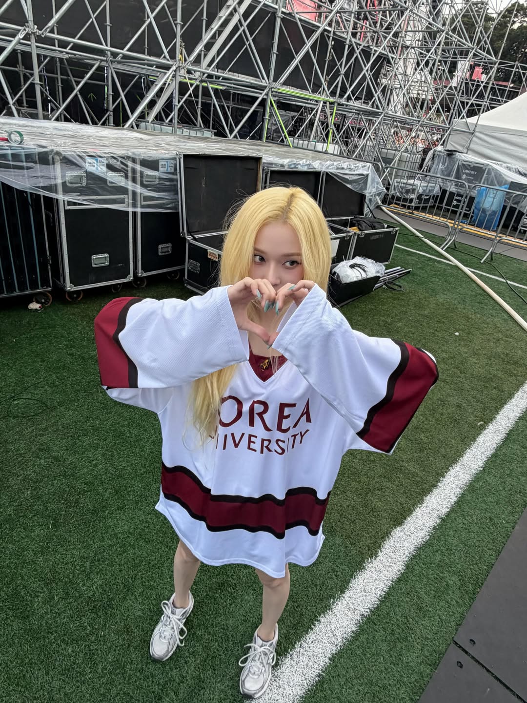 Aespa TXT Korea University Hockey Jersey