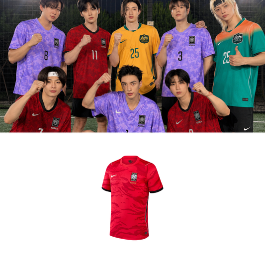 Stray Kids Korea Soccer Jersey // Red