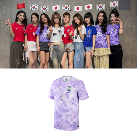 Twice Korea Soccer Jersey // Purple