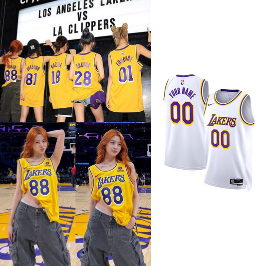 Le Sserafim Basketball Jersey // White