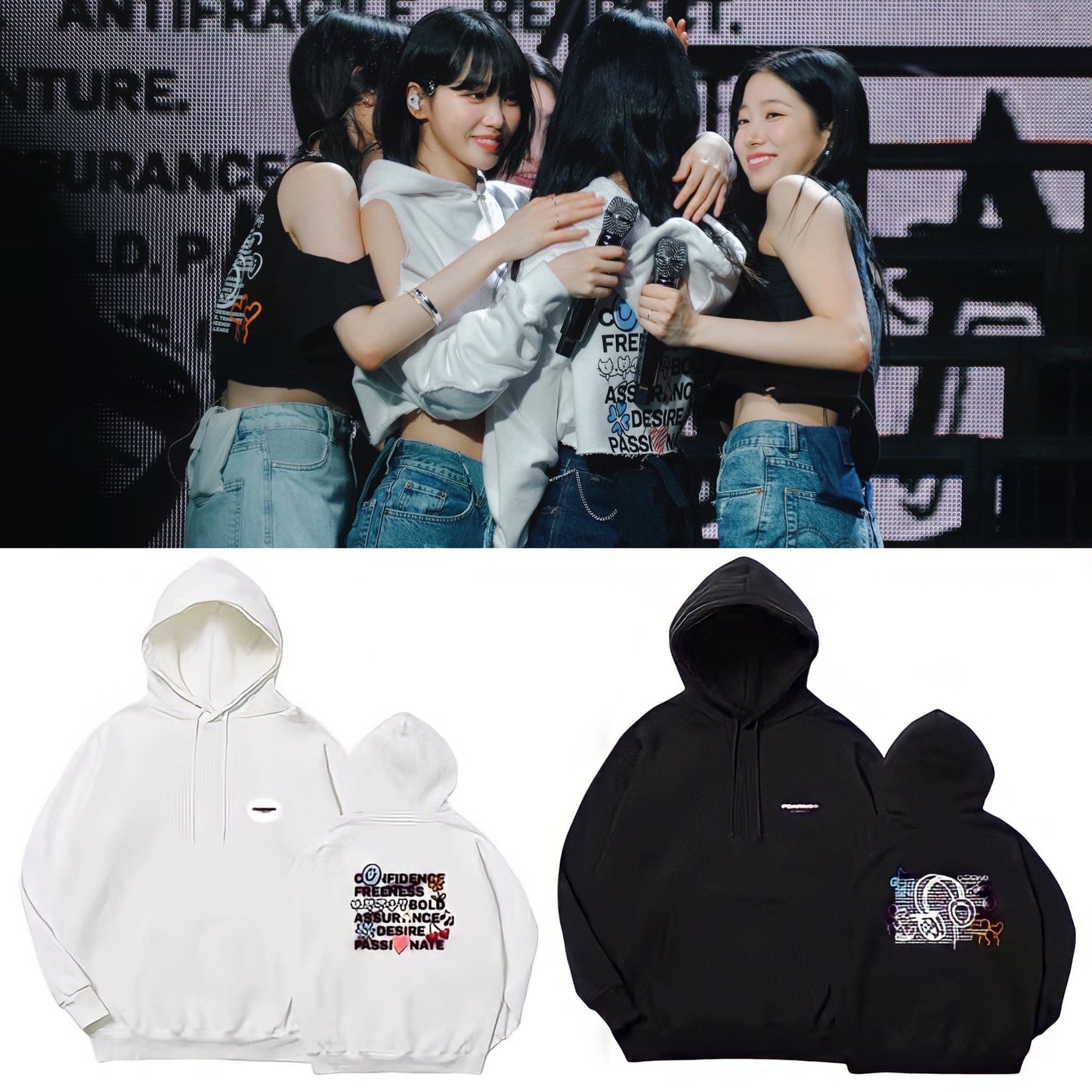 Le Sserafim Fearnada Fear Not Concert Hoodie