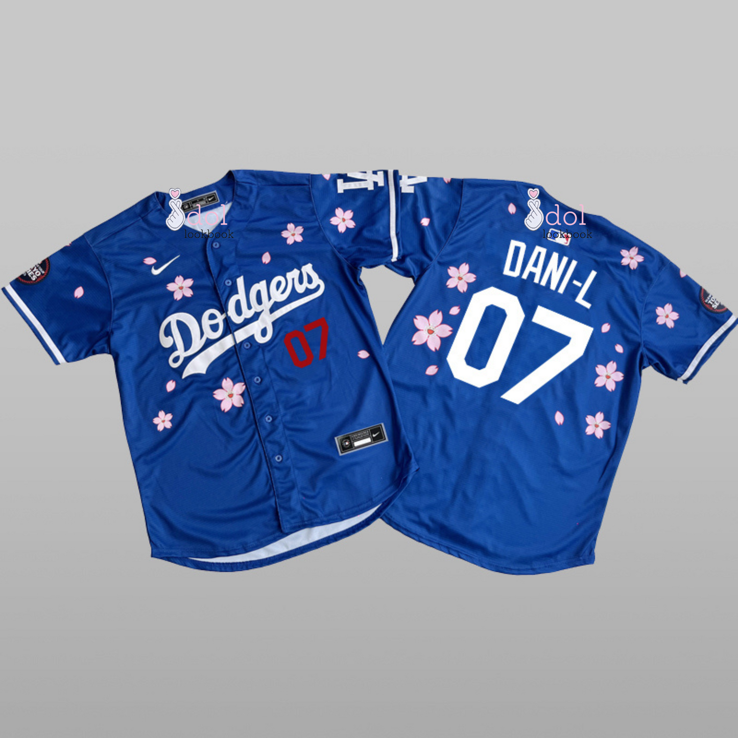 New Jeans LA Tokyo Series Baseball Jersey // Blue