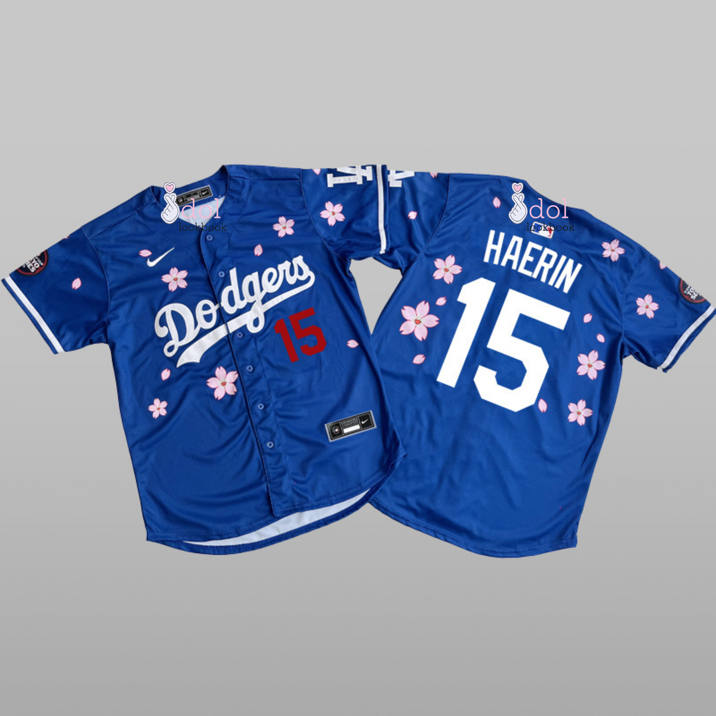 New Jeans LA Tokyo Series Baseball Jersey // Blue