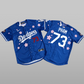 New Jeans LA Tokyo Series Baseball Jersey // Blue
