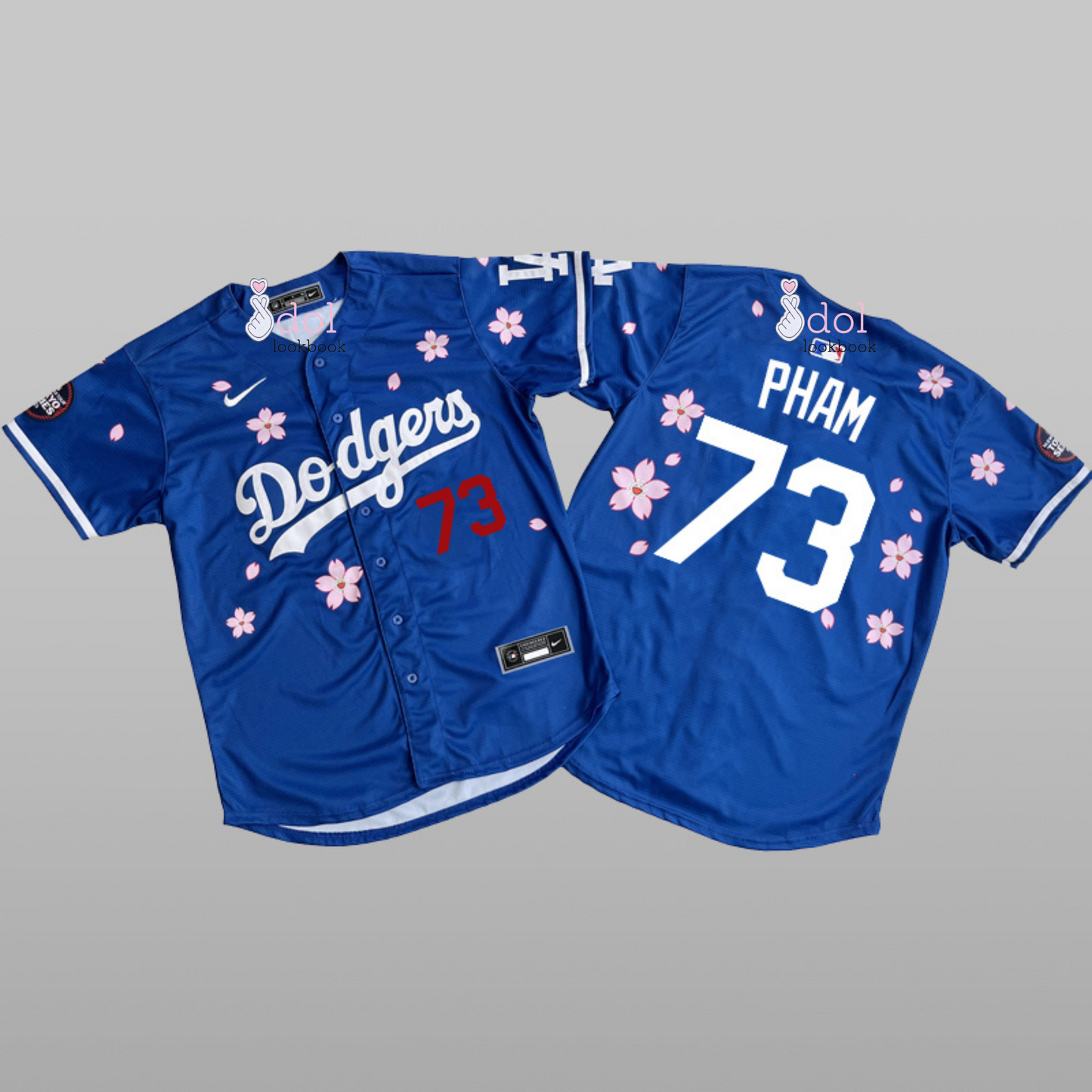New Jeans LA Tokyo Series Baseball Jersey // Blue