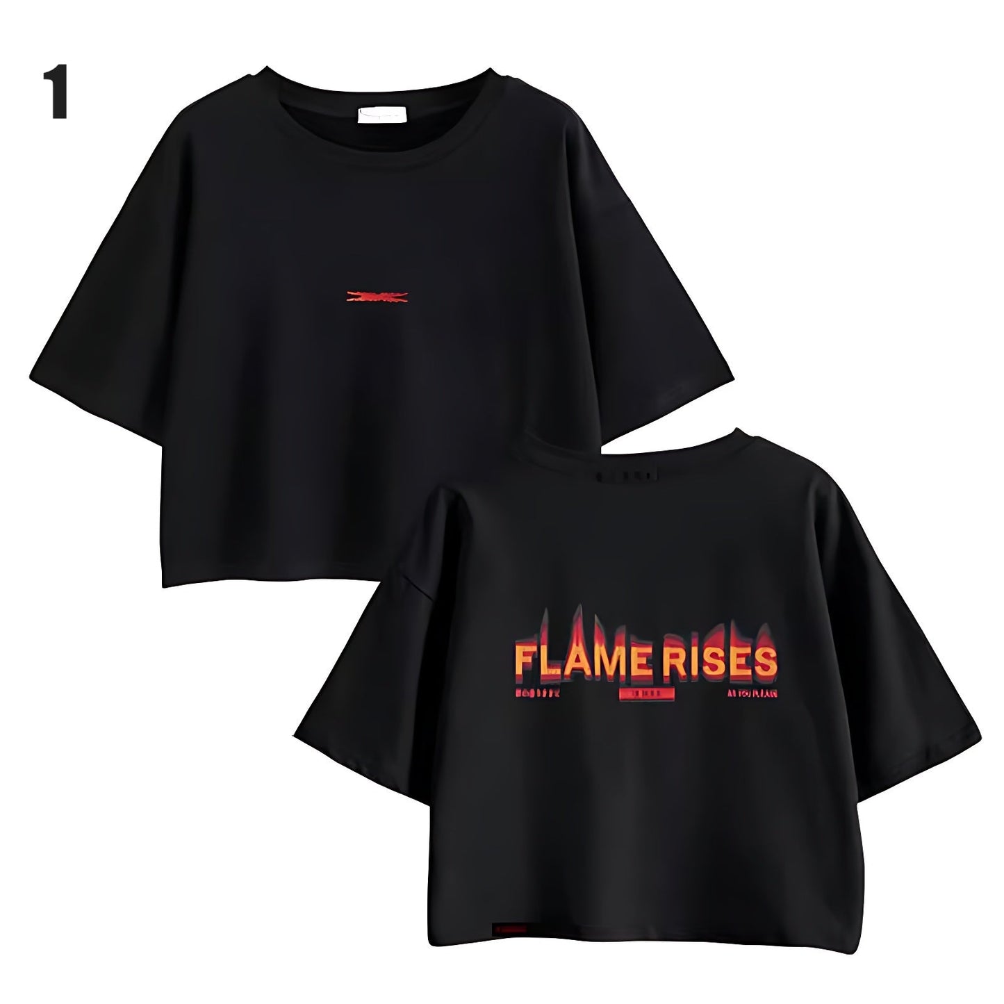 Le Sserafim Flame Rises Concert T-Shirt