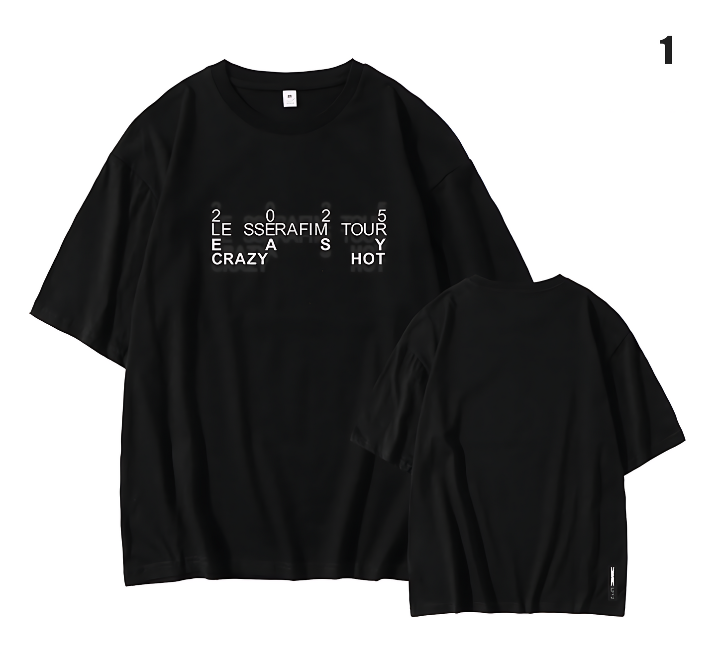 Le Sserafim 2025 Easy Crazy Hot Cropped T-Shirt