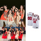 New Jeans Basketball Jersey // White and Red