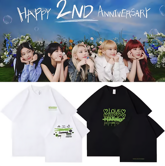 Le Sserafim 2nd Anniversary Fearnada Concert T-Shirt