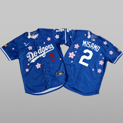 Twice LA Tokyo Series Baseball Jersey // Blue